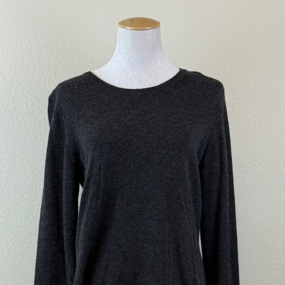 Peck & Peck 100%‎ Cashmere Women's Black Sweater Top L - Picture 2 of 9